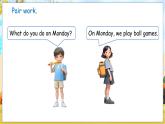 冀教版（三起）（2024）英語(yǔ)三年級(jí)下冊(cè) Unit 6 My week Lesson 4（課件+素材）