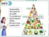 冀教版（三起）（2024）英語三年級(jí)下冊(cè) Unit 2 Good food, good health Lesson 3(課件+素材）