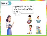 冀教版（三起）（2024）英語三年級下冊 Unit 3 My day Lesson 4(課件+素材）
