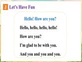 【新版教材】湘少版英語(yǔ)三年級(jí)下冊(cè)Unit 1 How are you第3課時(shí)（教學(xué)課件+素材）