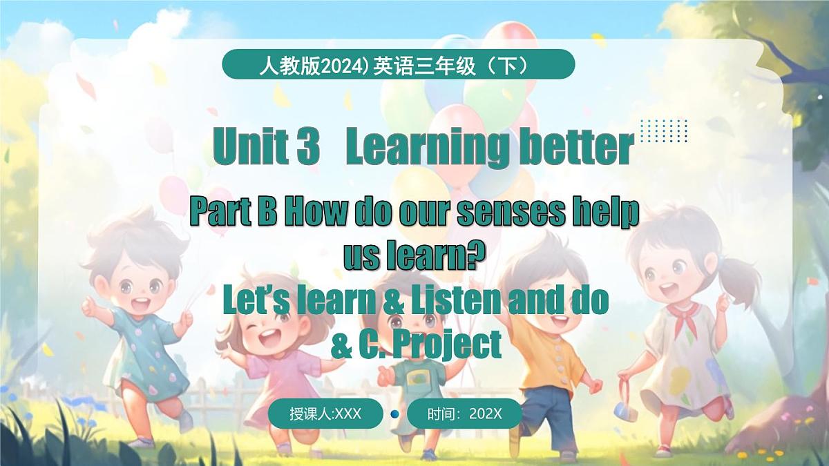 Unit 3 第5课时 B Let's learn & Listen and do & C Project第1页