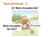 小學(xué)英語(yǔ)新湘少版三年級(jí)下冊(cè)Unit 3 What's the weather like第3課時(shí)教學(xué)課件2025春
