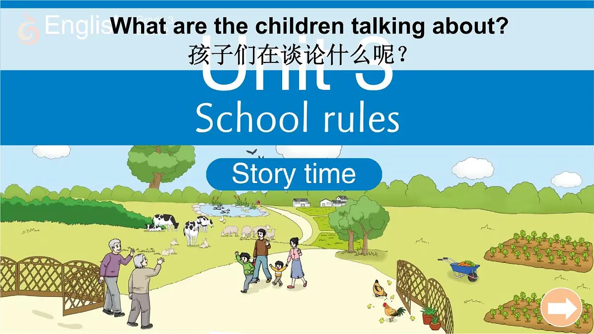 小学英语新译林版（三起）三年级下册Unit 3 第3课时（Story time)教学课件2025春第4页