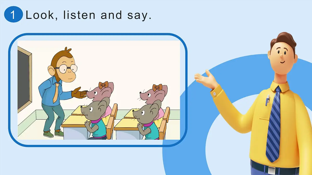 闽教版英语三年级下册U1Lesson 4 Look! It’s a cat.课件第6页