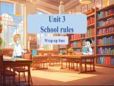 【核心素養(yǎng)】譯林版(三起)英語三年級下冊 Unit 3 School rules 第3課時（課件+教案+音視頻素材）