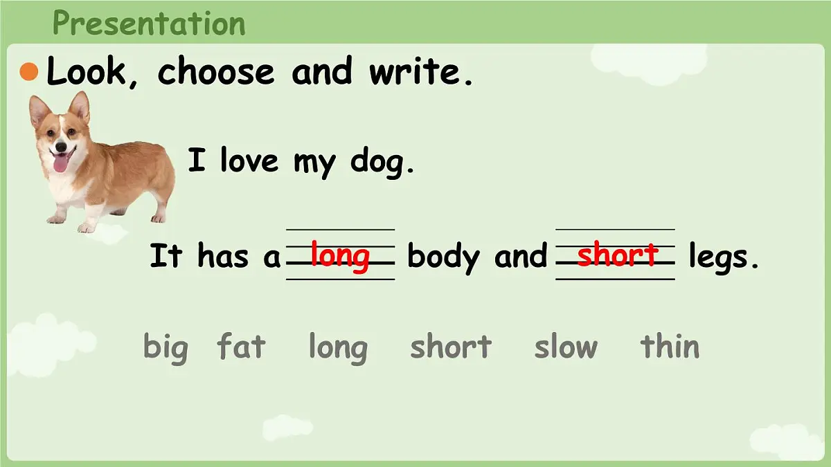人教版三年级下册Unit 2 Expressing yourself B Read and write同步课件第7页