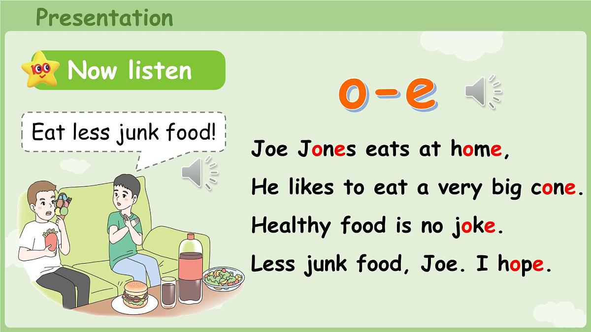 2024版人教版三年级下册英语Unit 4 Healthy food A spell同步课件第4页