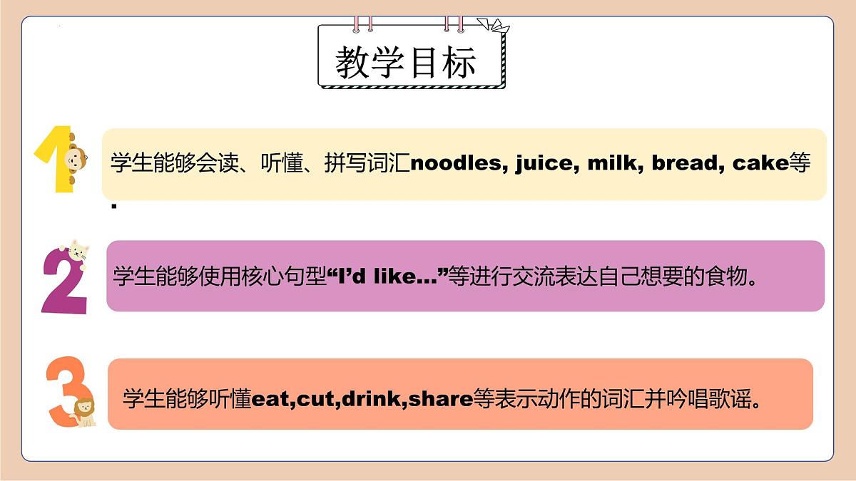 2024版人教版三年级下册英语Unit 4 Healthy food A learn同步课件第2页