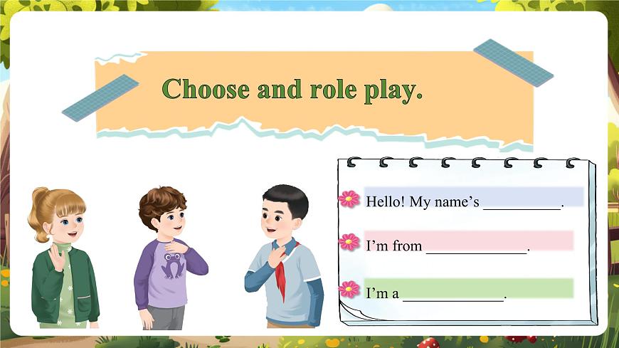 【精优公开课】Unit 1 Meeting new people PB Let's talk 课件第6页