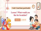 【核心素養(yǎng)優(yōu)質(zhì)課】冀教版英語三年級下冊Unit2 Good food good health Lesson 1 What would you like for breakfast課件+同步教案+同步練習(xí)+素材