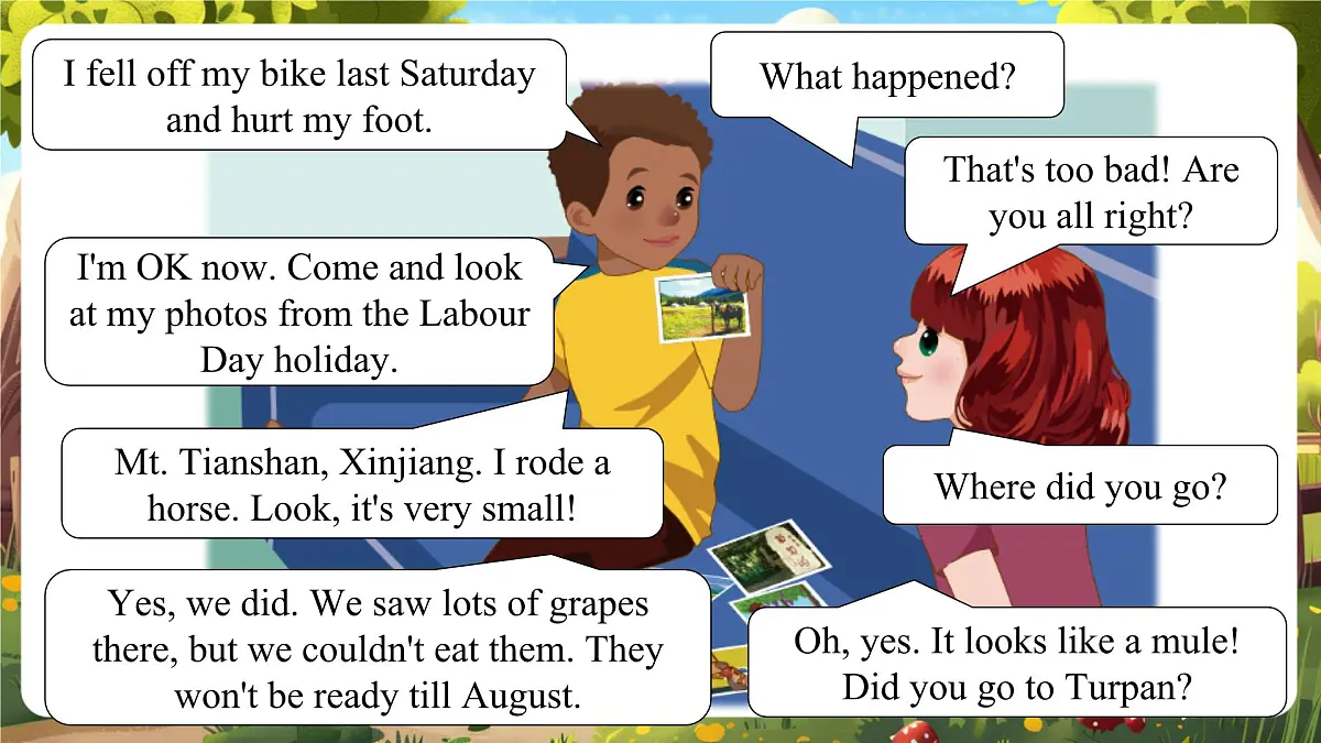 【精优公开课】Unit 3 Where did you go PA Let's learn 课件第5页