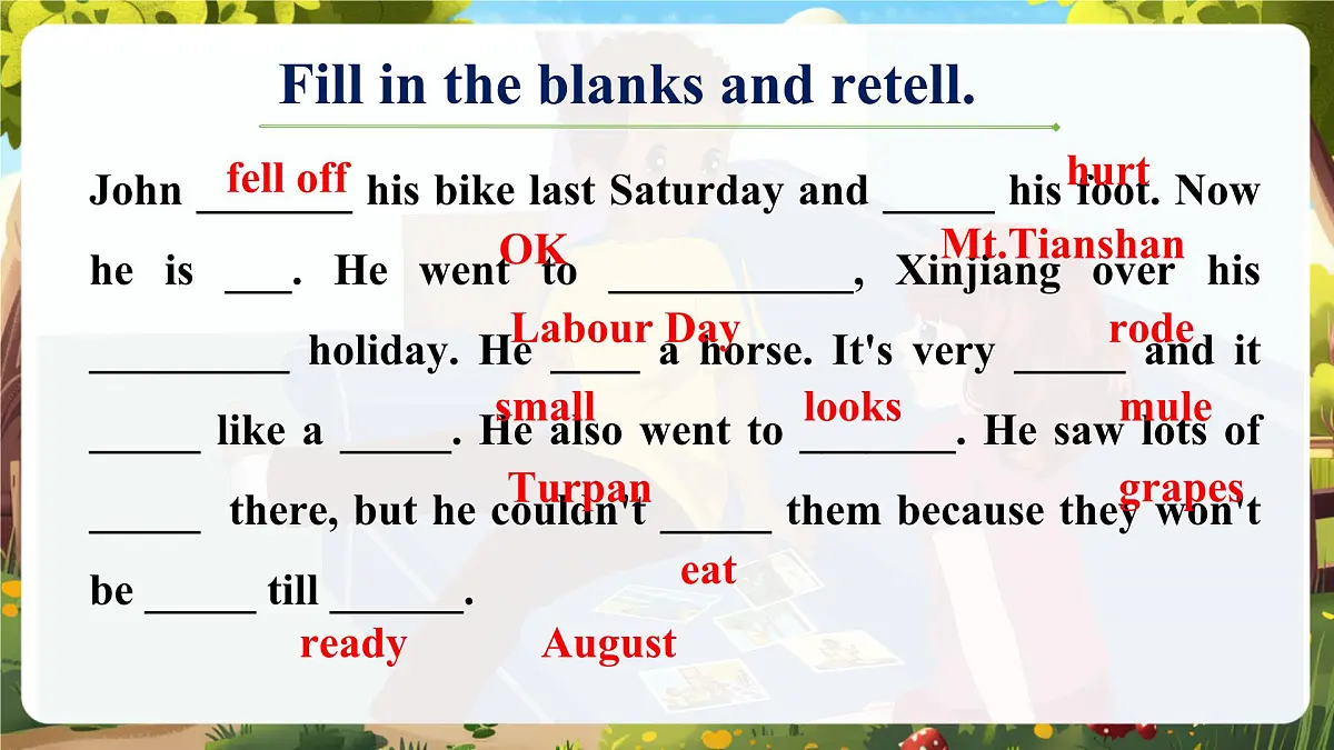 【精优公开课】Unit 3 Where did you go PA Let's learn 课件第6页