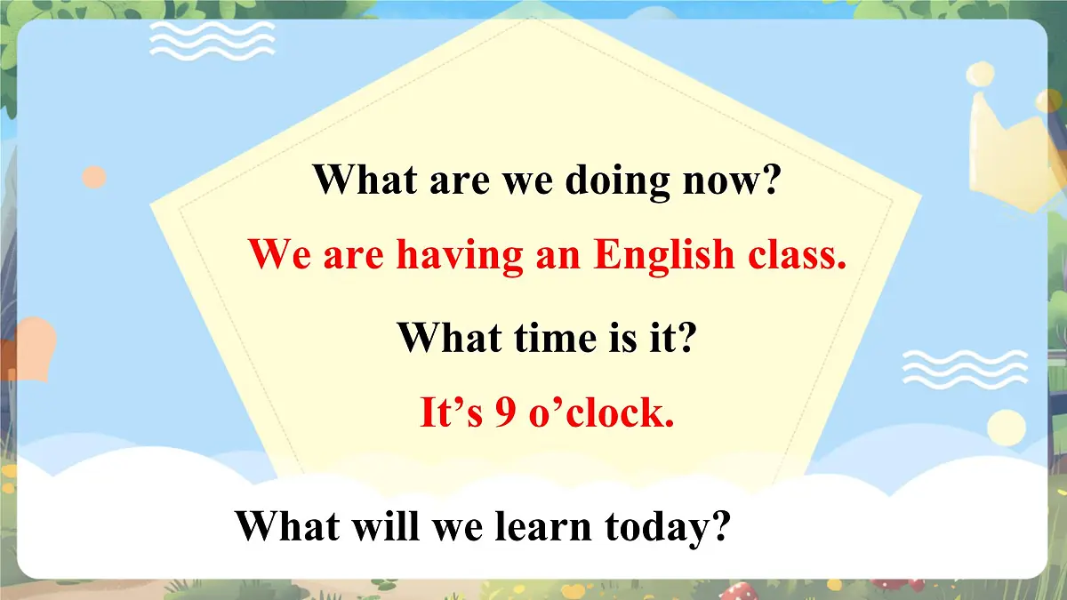 【精优公开课】Unit 1 My day PA Let's learn 课件第4页