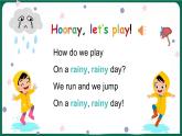 外研版join in（2024）三年級(jí)英語(yǔ)下冊(cè) Unit 4 Rain or shine 第1課時(shí) Ready to learn（課件+素材）