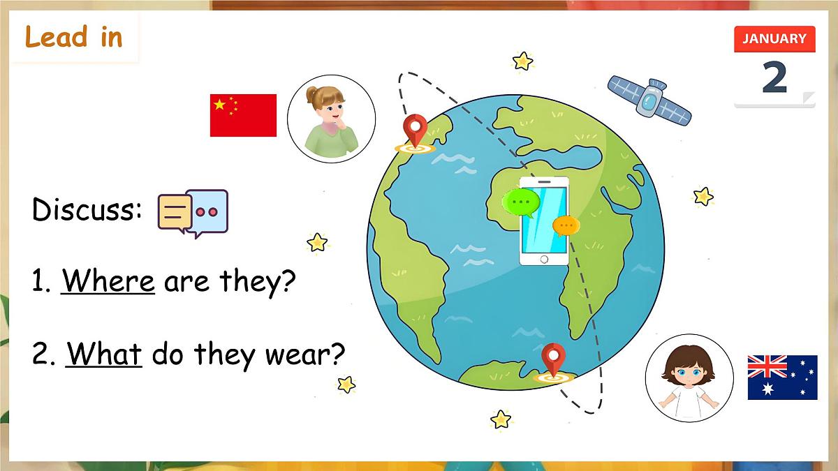 人教PEP2024英语 二下Unit 1 Lesson 2 教学课件第5页