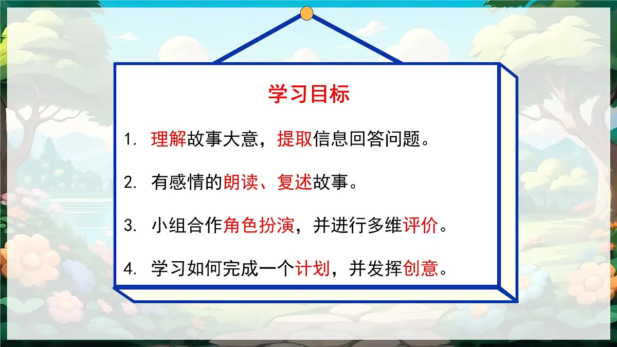 人教PEP2024英语 二下 Unit 4 Lesson 4 教学课件第1页