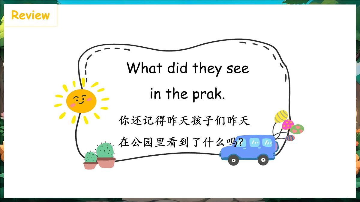 人教PEP2024英语 二下 Unit 4 Lesson 2 教学课件第4页