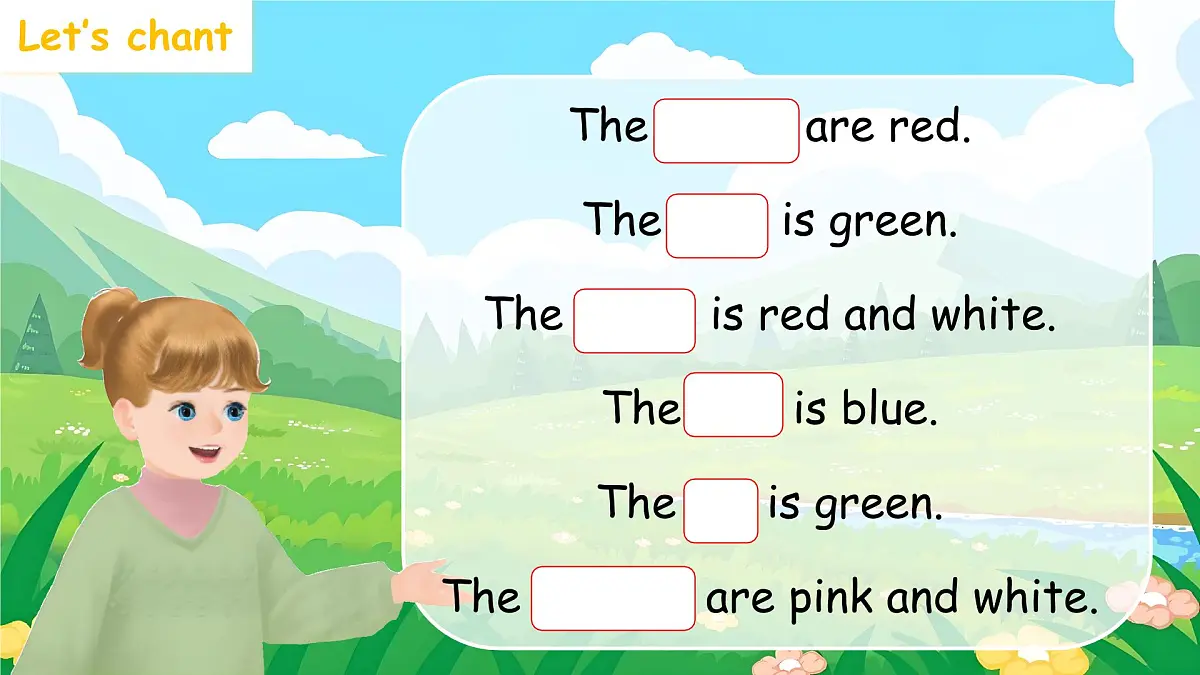 人教PEP2024英语 二下 Unit 4 Lesson 2 教学课件第6页