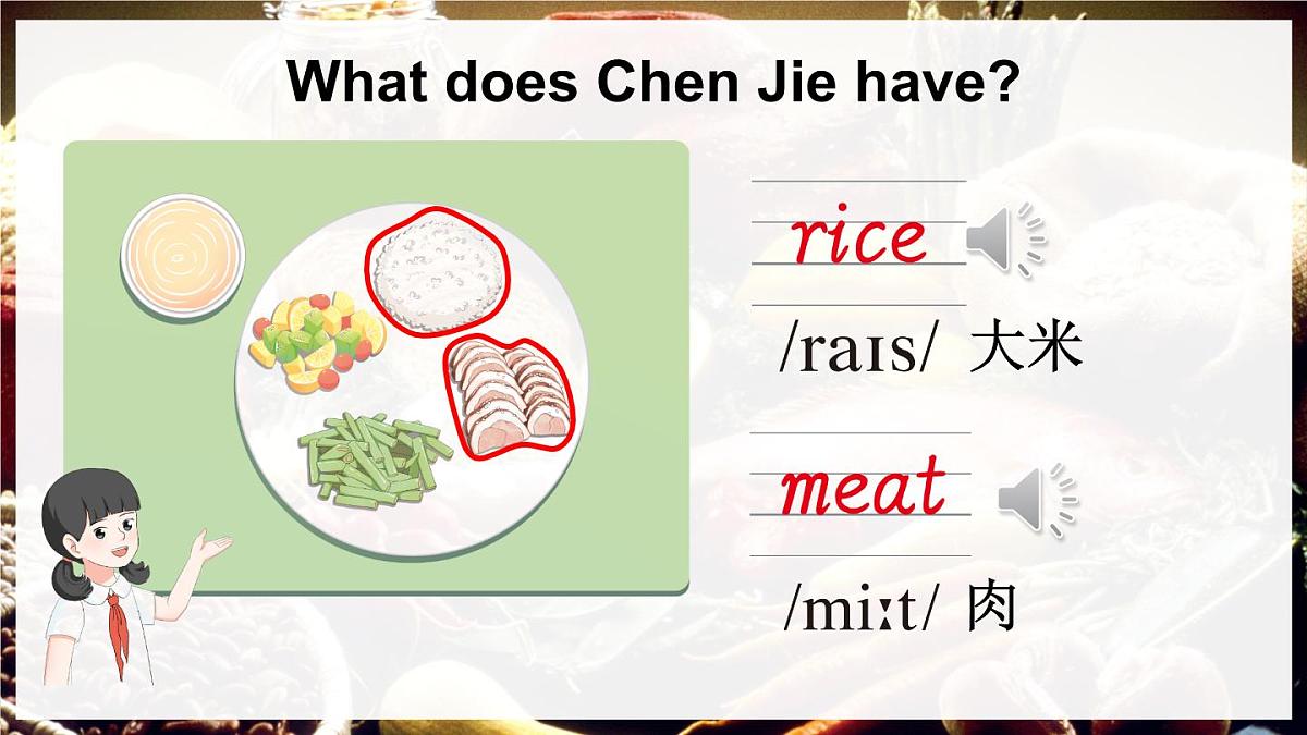 三年级英语下册教学课件《Unit 4 Healthy food》Part B 第3课时第6页