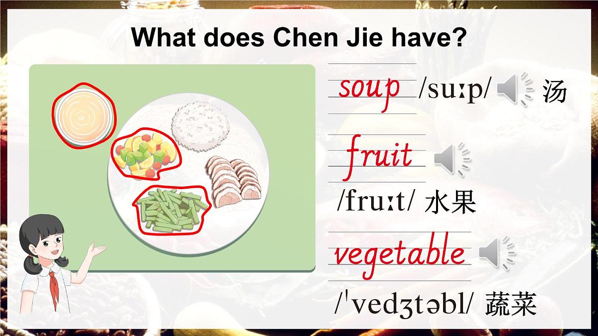 三年级英语下册教学课件《Unit 4 Healthy food》Part B 第3课时第7页
