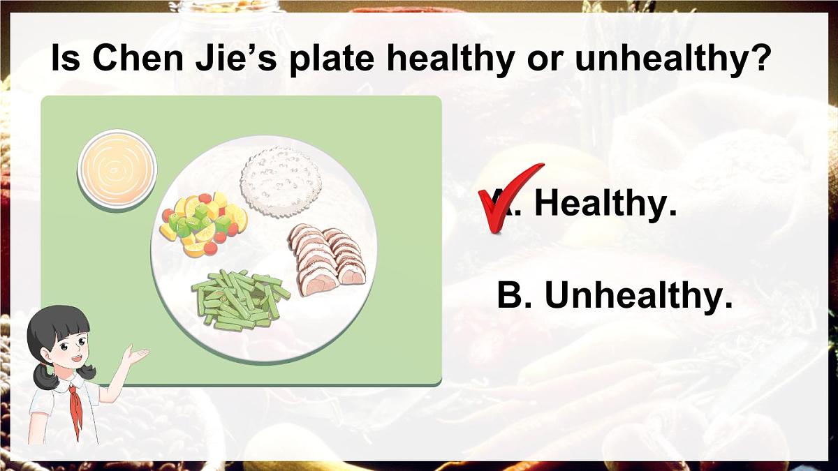 三年级英语下册教学课件《Unit 4 Healthy food》Part B 第3课时第8页
