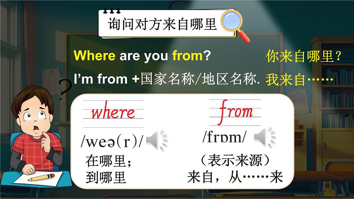 人教PEP2024英语 三下 Unit 1 A talk and learn第1课时  课件第6页