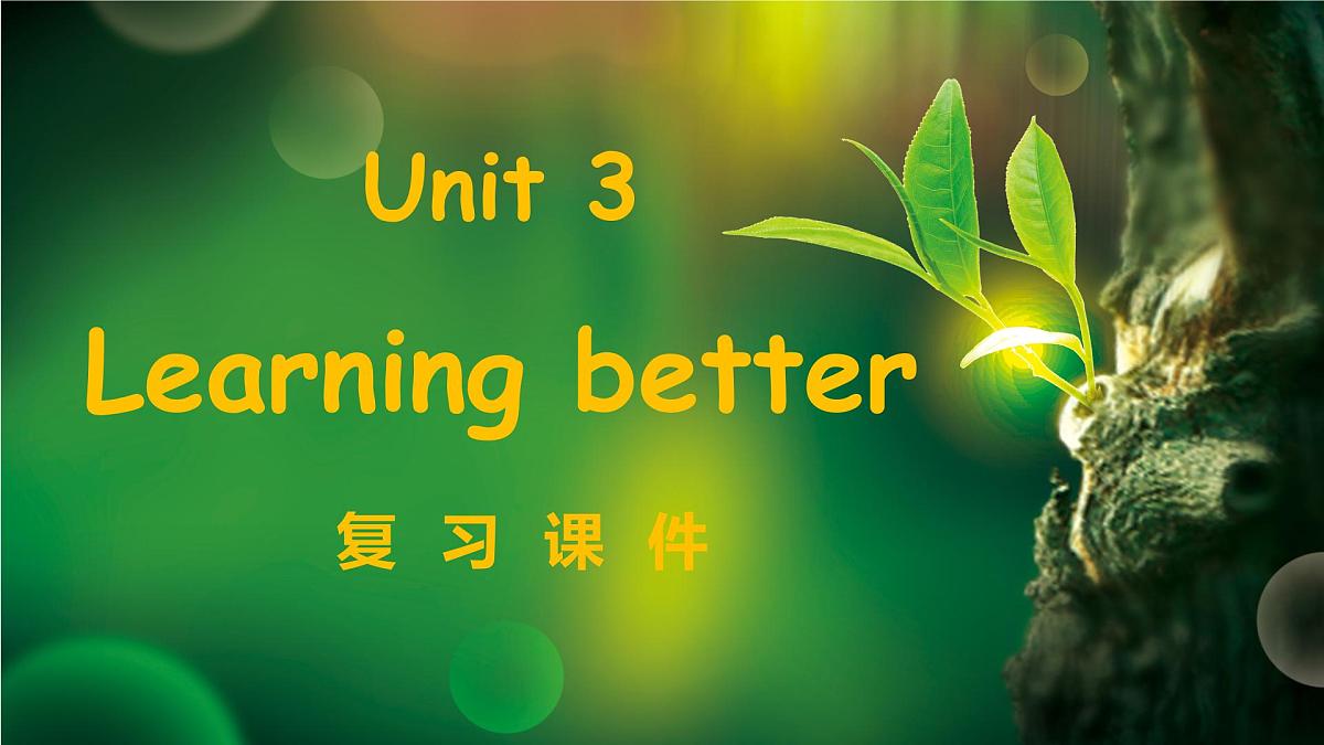 人教版（PEP2024）英语 三下Unit 3 复习 课件第1页