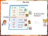 【新課標核心素養(yǎng)】外研版英語三下Unit5 What time is it第3課時Hit it big & Wrap up(教學課件+同步教案)