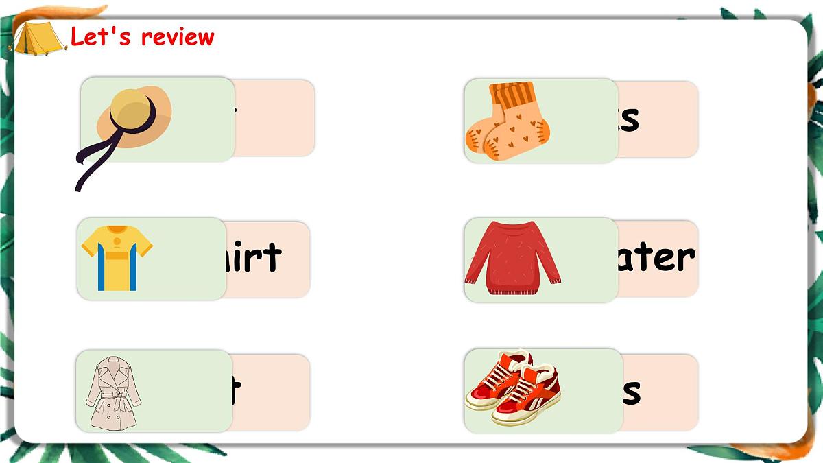 Unit 5 My clothes-B  Read and write（课件）-2024-2025学年人教PEP版英语四年级下册第3页