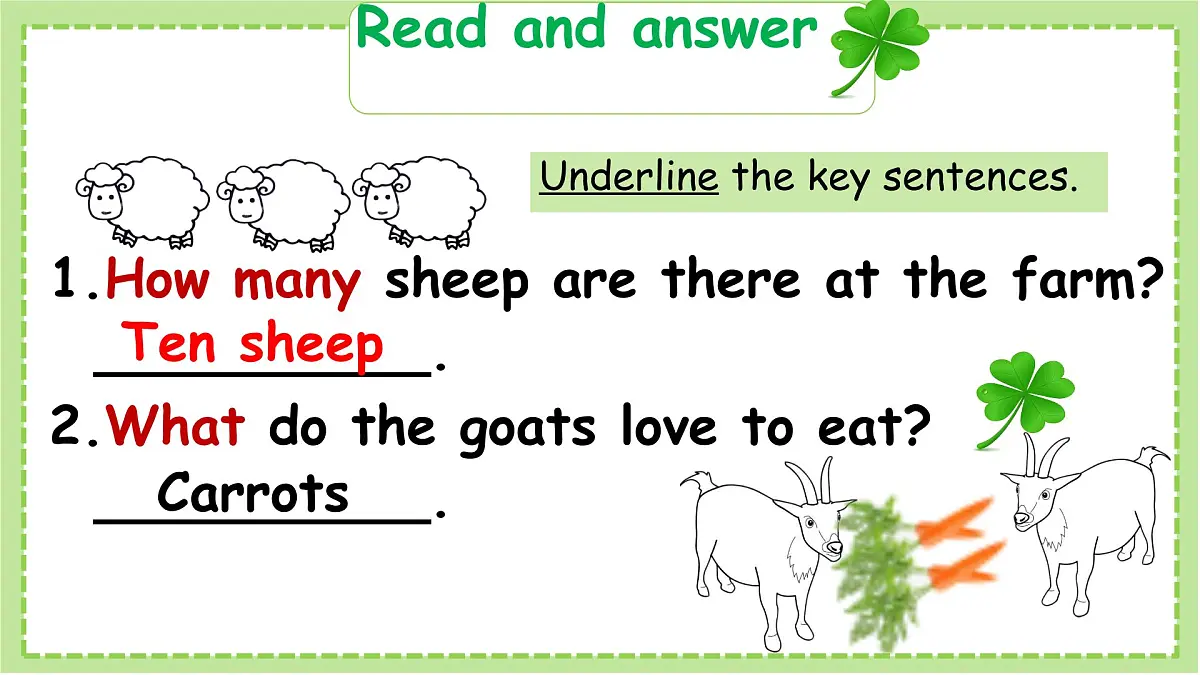 Unit 4 At the farm-B Read and write（课件）-2024-2025学年人教PEP版英语四年级下册第8页