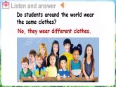 滬教牛津版（2024）英語三年級下冊 Unit 3 What do we wear 第2課時 Explore（課件+素材）