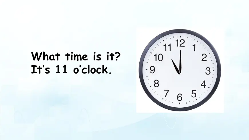 人教版PEP小学四年级英语教学课件《Unit 2 What time is it》Part B 第1课时第4页