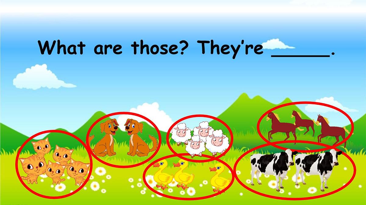 人教版PEP小学四年级英语教学课件《Unit 4 At the farm》Part B 第3课时第2页