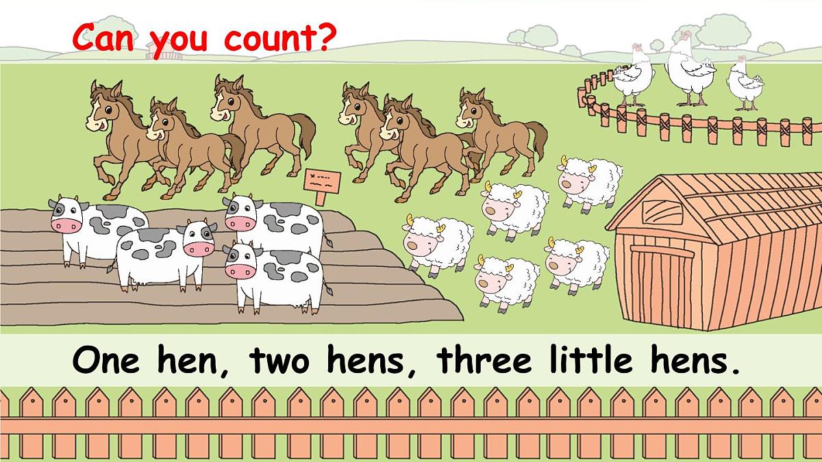人教版PEP小学四年级英语教学课件《Unit 4 At the farm》Part B 第1课时第8页