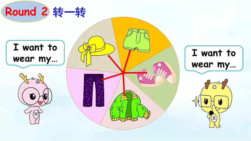 人教版PEP小学四年级英语教学课件《My clothes》Part B 第2课时第4页
