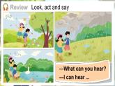 滬教牛津版（2024）英語三年級下冊 Unit 4 What sounds can we hear 第3課時 Communicate & Extend（課件+素材）