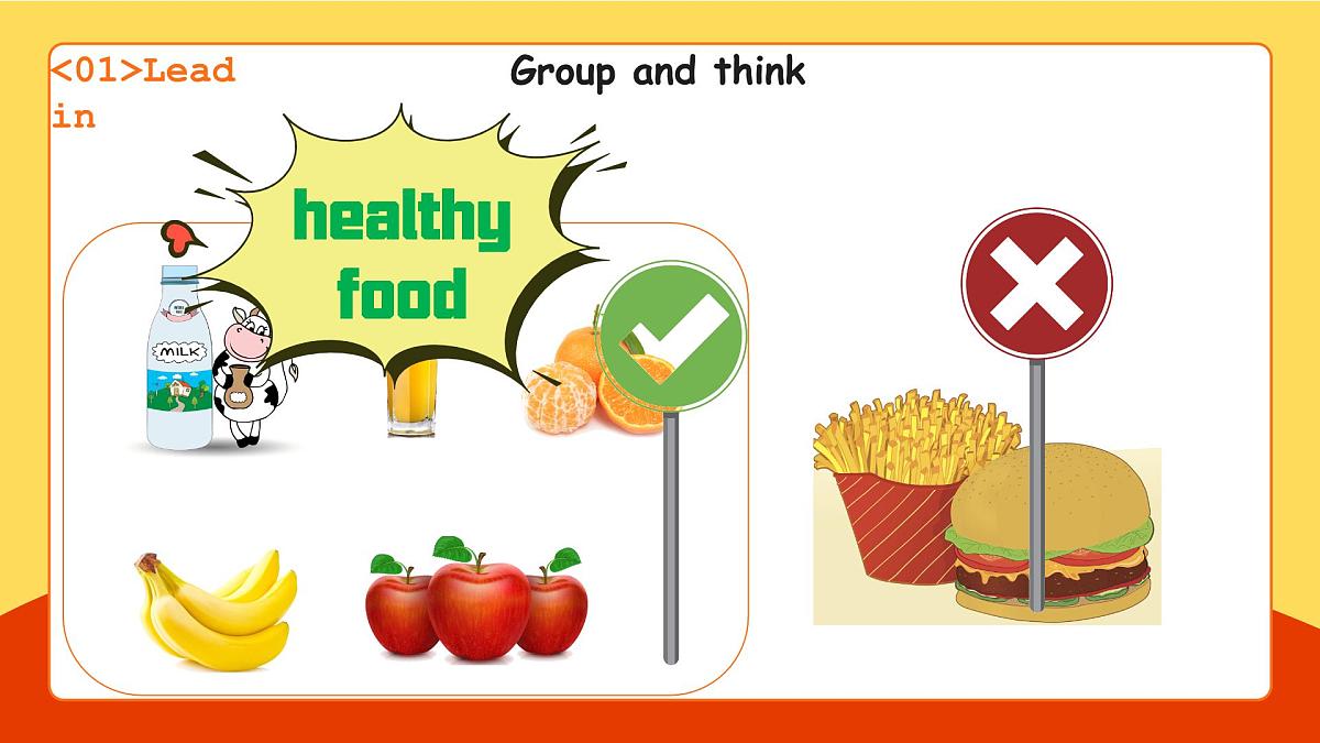 Unit 4 Healthy food Part A Let’s learn&Listen and do（课件）第6页