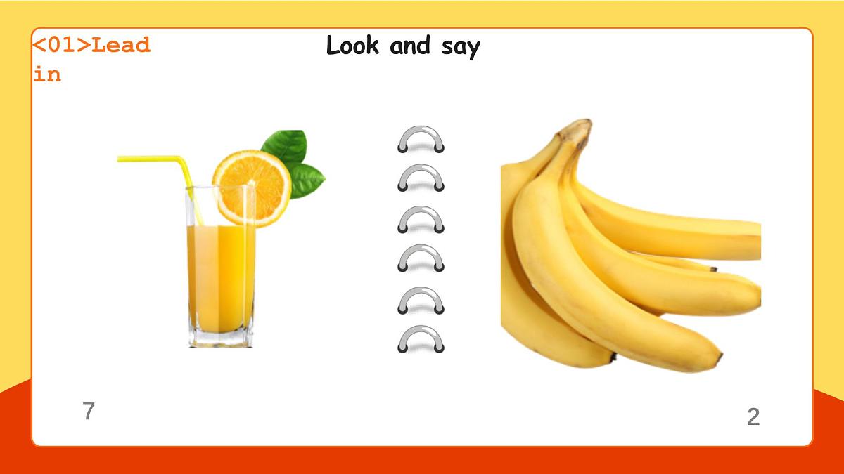Unit 4 Healthy food Part B Let's learn&Listen and chant（课件）第5页