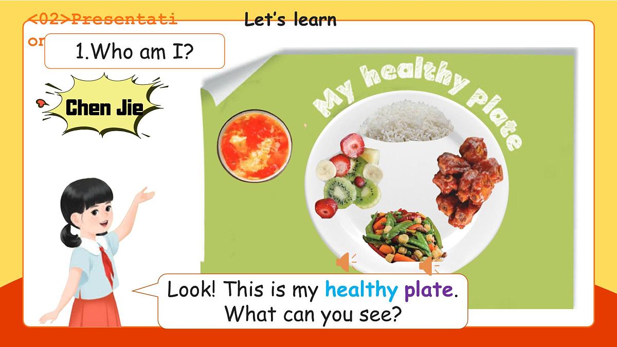 Unit 4 Healthy food Part B Let's learn&Listen and chant（课件）第8页