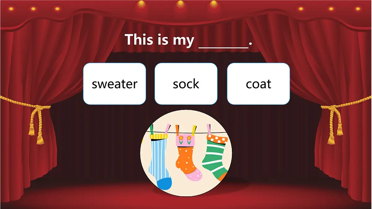 人教版精通小学英语三年级下册Unit 4 Clothes-Story time精品课件第5页
