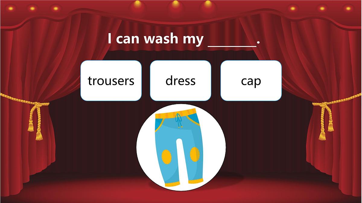 人教版精通小学英语三年级下册Unit 4  Clothes-Story time精品课件第6页