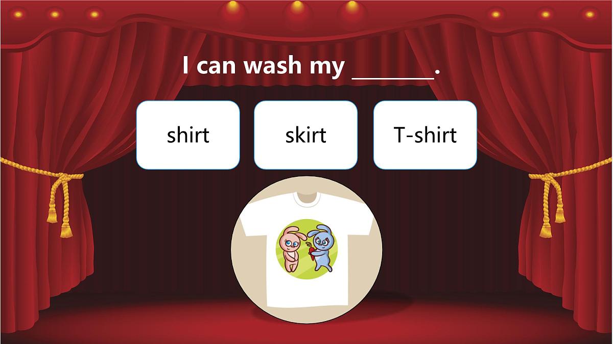 人教版精通小学英语三年级下册Unit 4  Clothes-Story time精品课件第7页