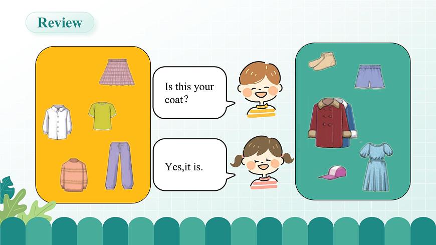 人教版精通小学英语三年级下册Unit4  Clothes-fun time精品课件第4页