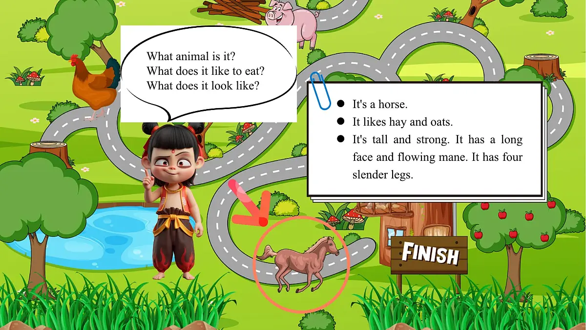 人教版精通小学英语三年级下册Unit 5 Animals-fun time精品课件第7页