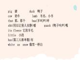 一年級英語下冊重點知識復習課件Unit 7 What's that?