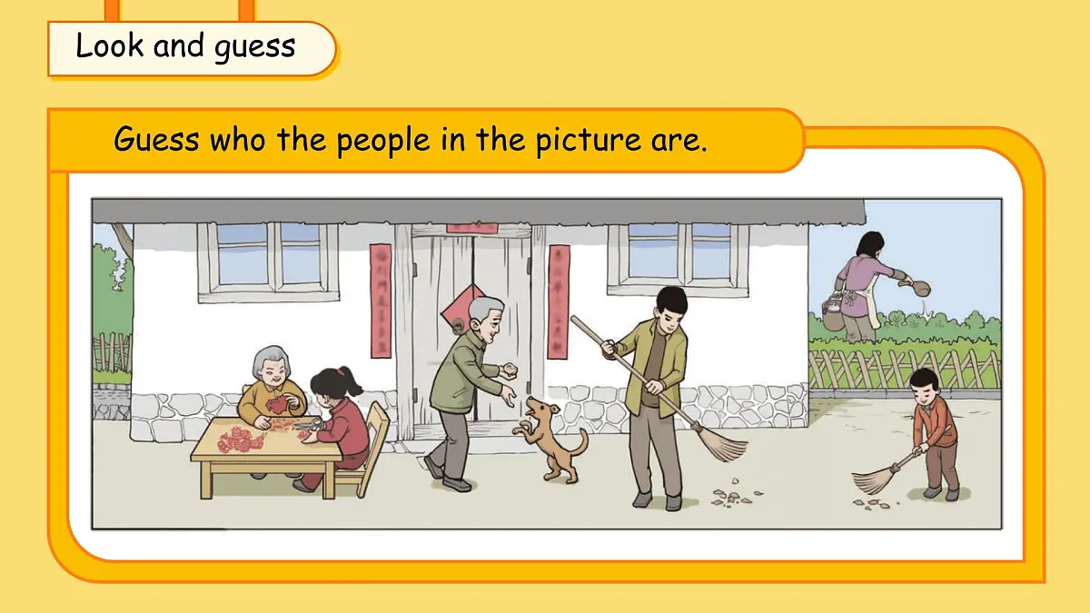 Unit 3My family Lesson 3 课件 英语人教精通版（2024）三年级下册第4页