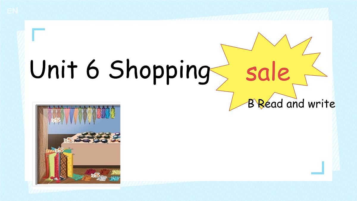 Unit 6 Shopping Part B Read and write 课件 2024-2025学年人教PEP版英语四年级下册第2页