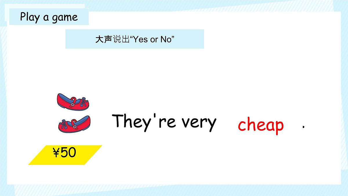 Unit 6 Shopping Part B Read and write 课件 2024-2025学年人教PEP版英语四年级下册第4页
