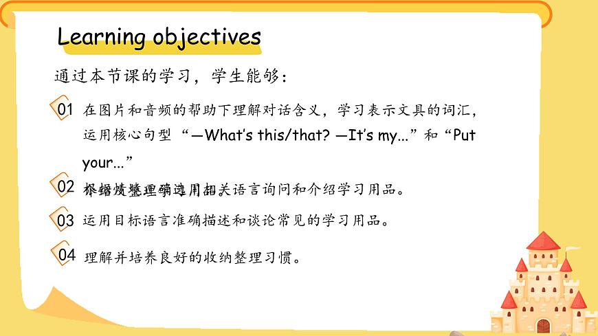 Unit 1 School things 第1课时Cartoon time 课件 英语译林版（2024）三年级下册第2页