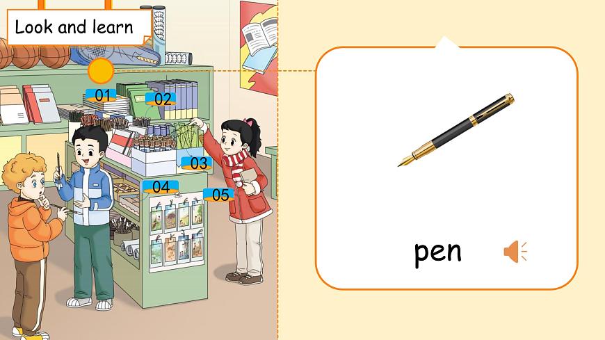 Unit 1 School things 第1课时Cartoon time 课件 英语译林版（2024）三年级下册第4页